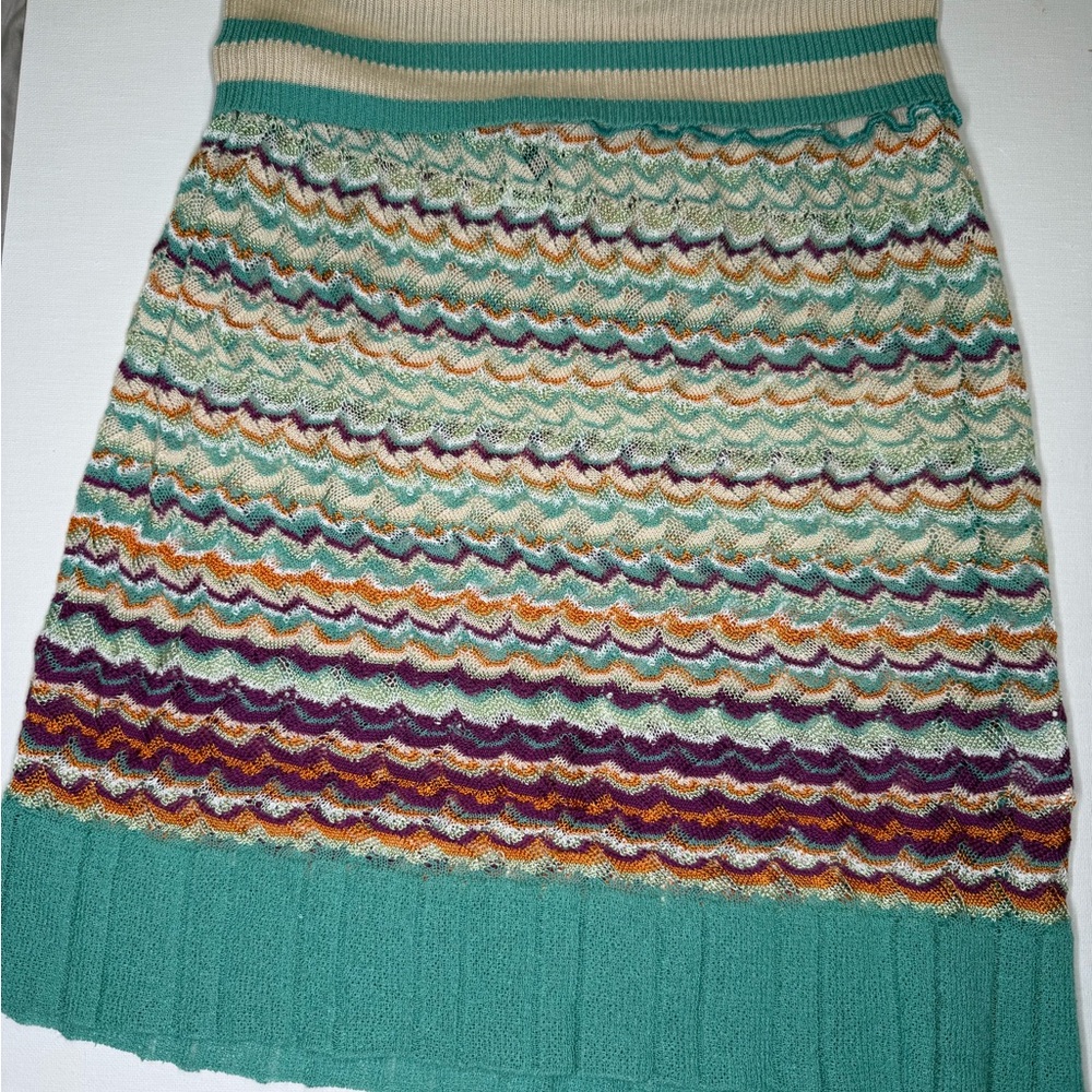 Missoni Vibrant Knit Mini Skirt